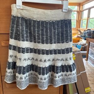 Sparrow (Anthropologie) Knit Sweater Skirt